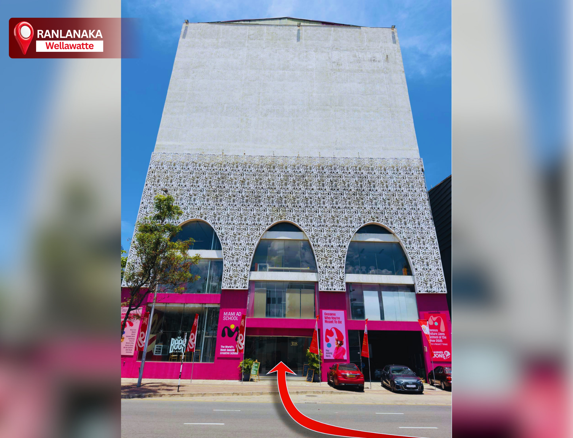 Front view of RanLanka Wellawatte branch