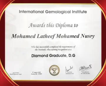 Graduate Gemologist Certificate 2